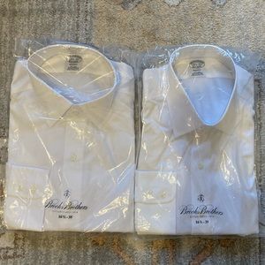 NWT Stretch Regent Regular-Fit Dress Shirt, Non-Iron Royal Oxford Ainsley Collar